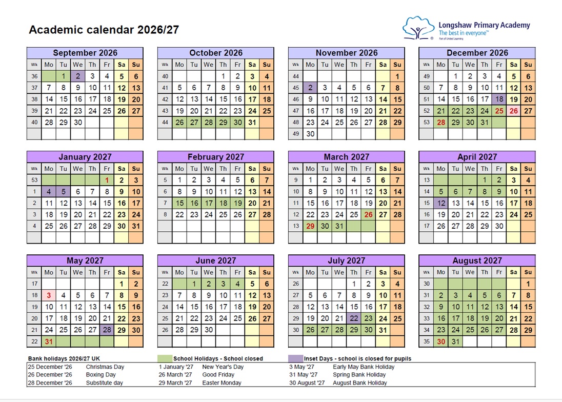 Term dates
