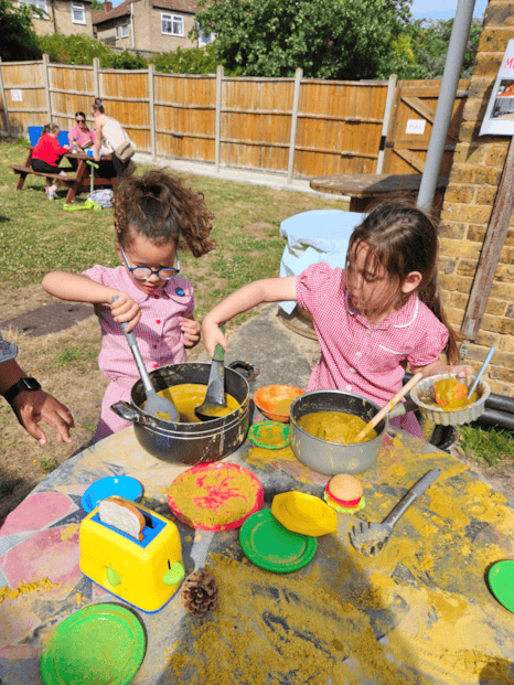 Messy fun that encourages creativity