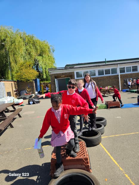 Balancing on an obsticle course
